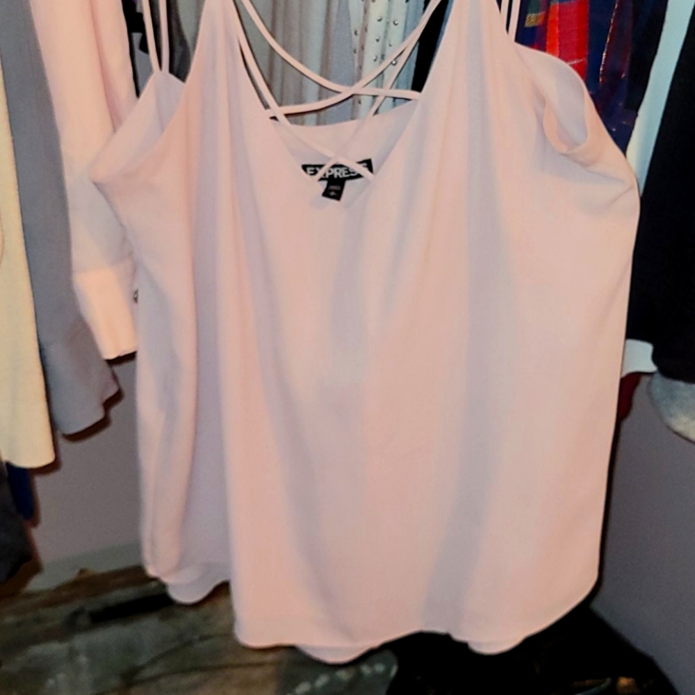 An Express cross tank top